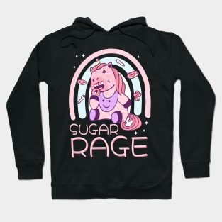 Yumi Kawaii Pastel Goth Unicorn Cute Creepy and Anime Art Hoodie